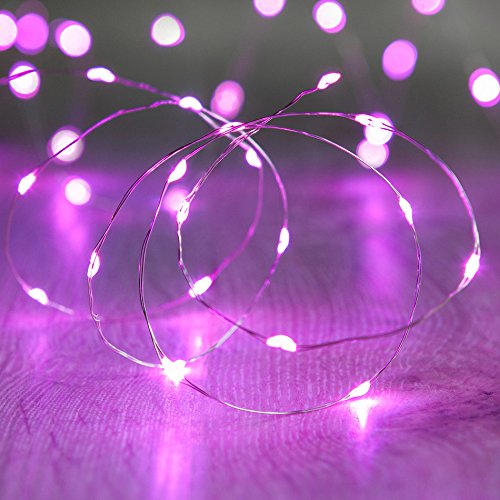 20 LED Pink Micro Lights