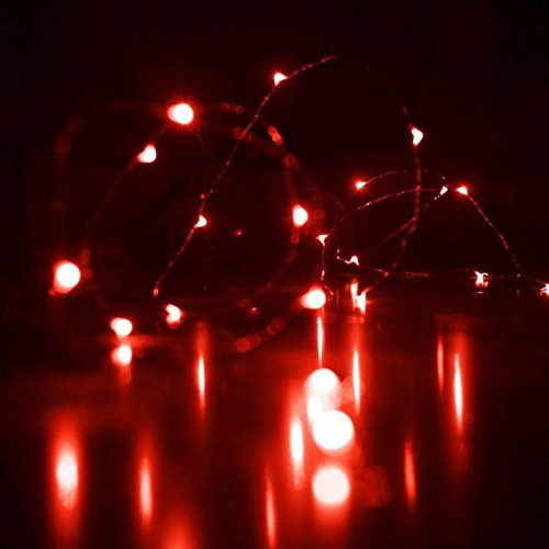  20 LED Red Micro Lights