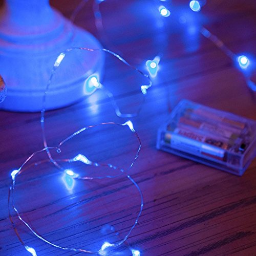 20 LED Blue Micro Lights