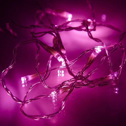 20 LED Pink Fairy Lights