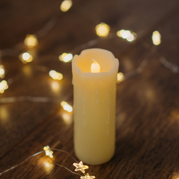 6pc LED Drip Effect Candle Set